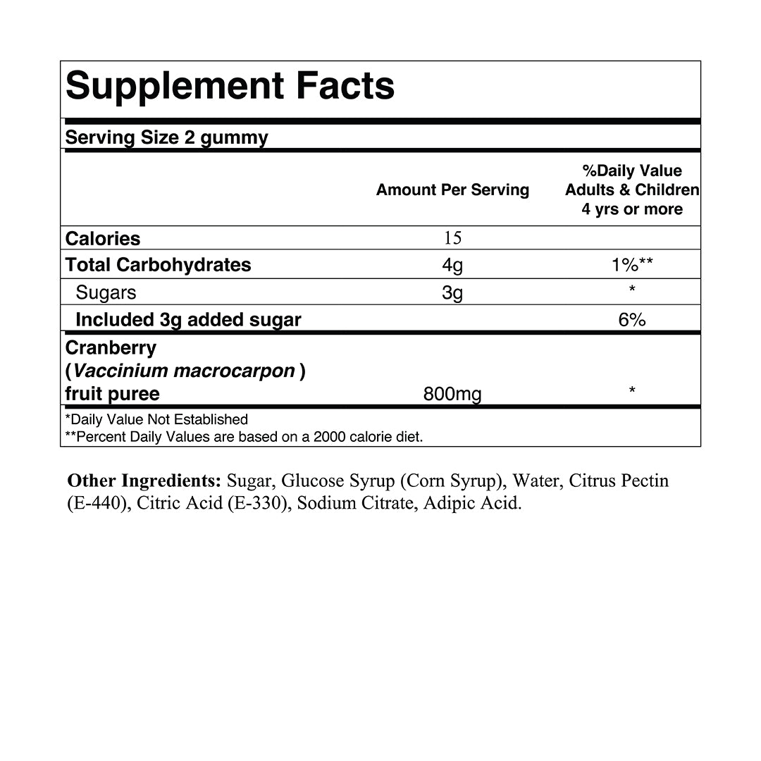 Cranberry Gummy Vitamins​​