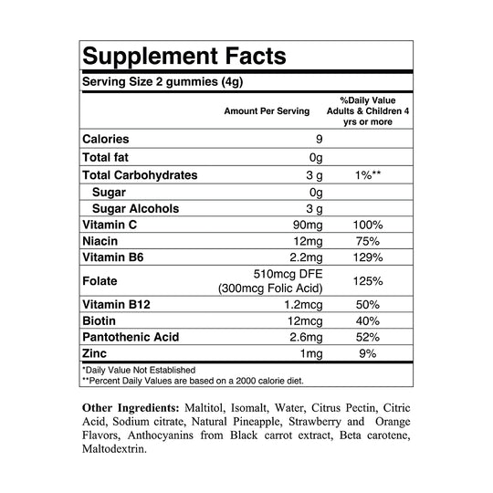 Multivitamin Mix Flavors (sugar-free)